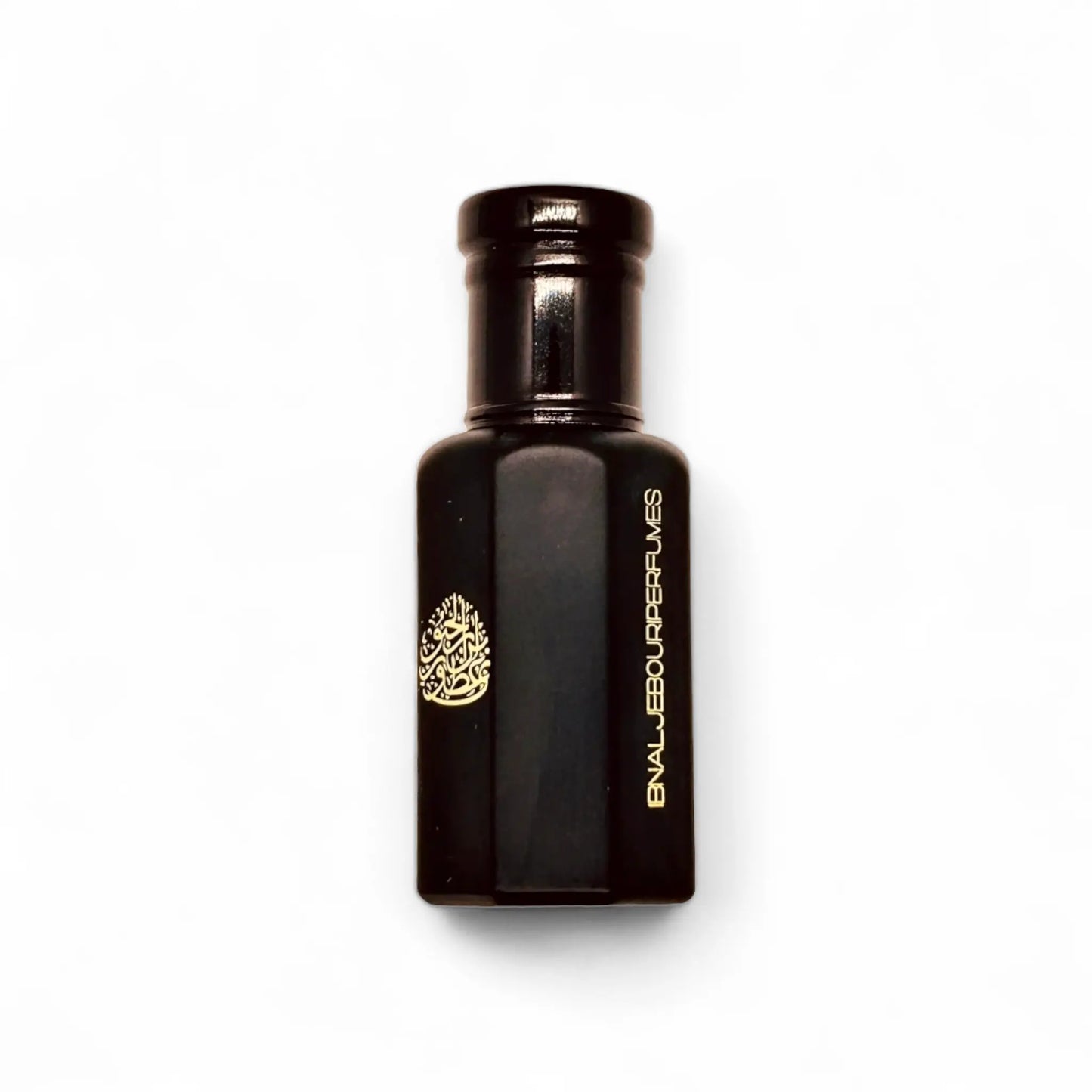 Luna Perfume Oil by Ibn Al Jebouri, amber-colored bottle, alcohol-free floral oriental fragrance, available in 1ml, 3ml, and