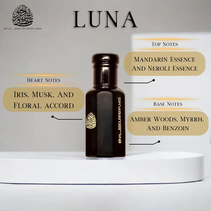 the fragrance notes of the women's perfume of luna by ibn al jebouri perfumes 